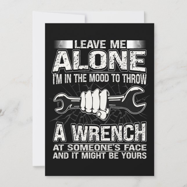 Invitation Voiture Mécanique Guy Garage 20 (Devant)