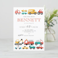 Voitures et Camions Transport Ville Anniversaire F
