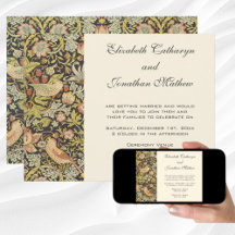 Voleurs de fraises Ensemble de mariage vintage