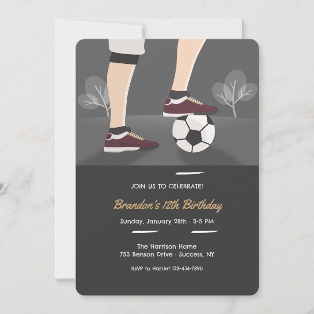 Invitation Volley-ball (Devant)