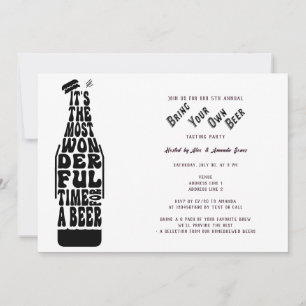 Invitation Vols de dégustation de bière Soirée Bière à Apport