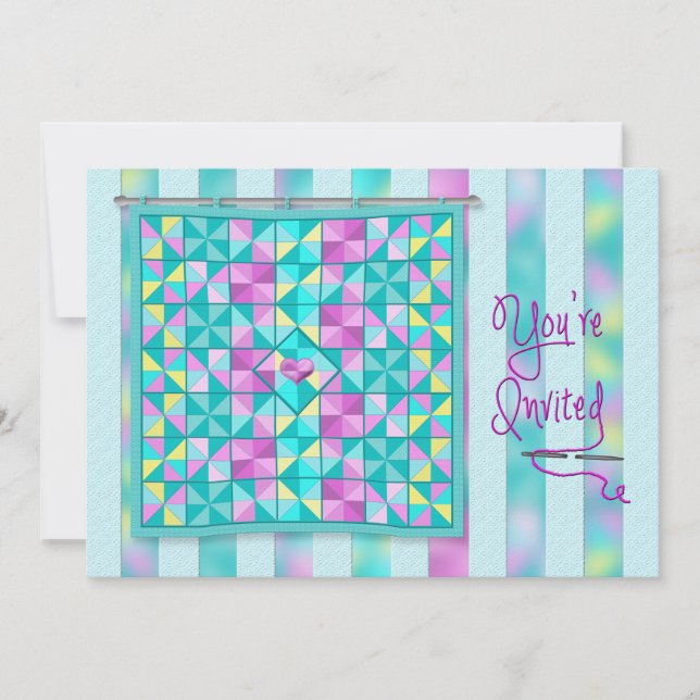 INVITATION VON PARTY/LUNCHEON - QUILLE EINLADUNG (Vorderseite)