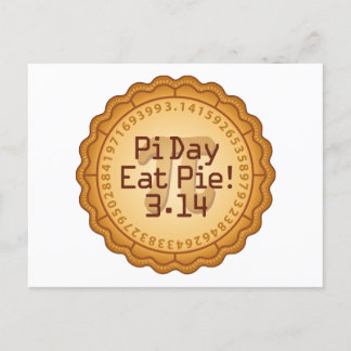 Invitation Vos Amis, Pi Day Party Carte postale