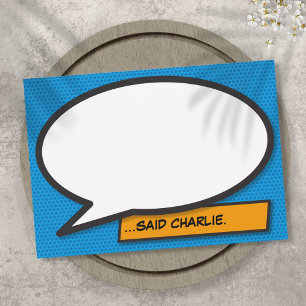 Invitation Votre Bulle de Texte de Message Amusant Livre de B