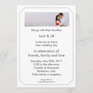 Invitation Votre Photo 5x7