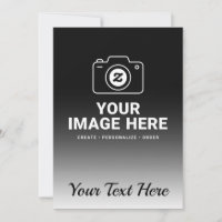 Votre propre photo avec message personnalisé