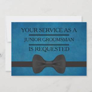 Invitation Votre service en tant que demande de Groomsman
