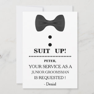 Invitation Votre service en tant que demande d'un adulte