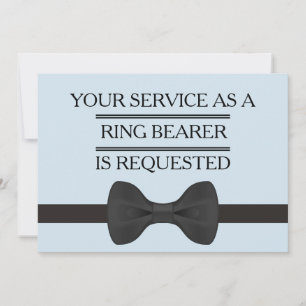 Invitation Votre service en tant que garçon d'honneur Demand