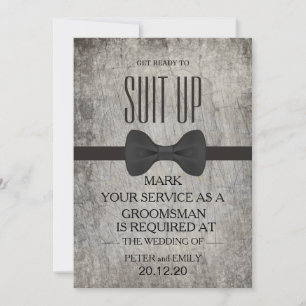 Invitation Votre service en tant que grand