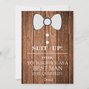 Invitation Votre service en tant que témoin de mariage
