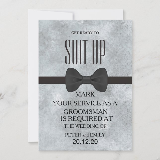 Invitation Votre service en tant qu'entreprise (Devant)