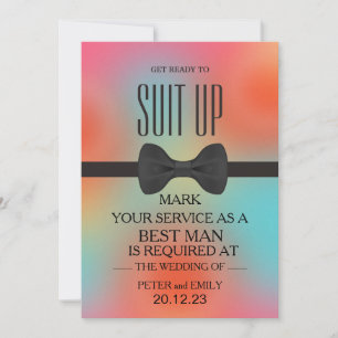 Invitation Votre service en tant qu'invitation de témoin