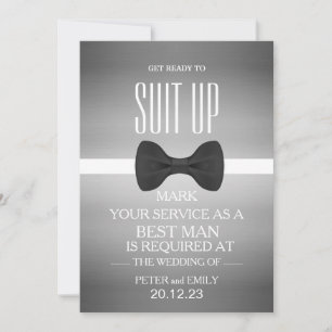 Invitation Votre service en tant qu'invitation de témoin