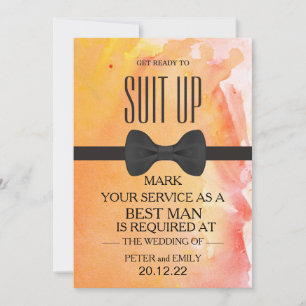 Invitation Votre service en tant qu'invitation de témoin