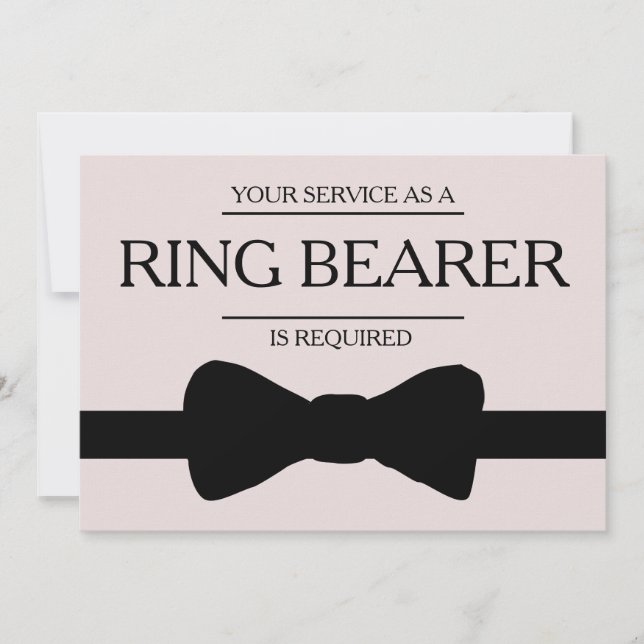 Invitation Votre service est demandé en tant que meilleur Gro (Devant)