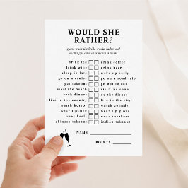 Invitation Voudrait-Elle Plaire Champagne Fête des mariées Je