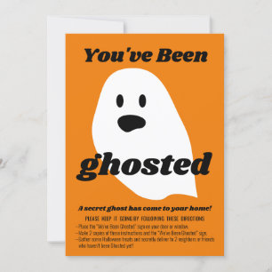 Invitation Vous avez été Game Neighborhood Halloween Game