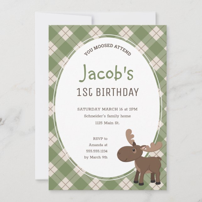 Invitation Vous avez été interrogé lors de l'anniversaire de  (Devant)