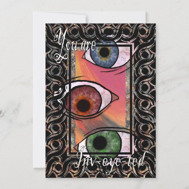 Invitation Vous êtes à l'oeil nu (Devant)