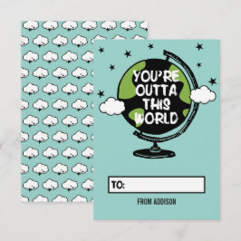 Invitation Vous êtes hors de cette World Classroom Valentine