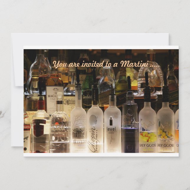 Invitation Vous êtes invité à un Martini ...... (Devant)