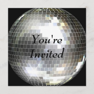 Invitation Vous êtes invité - Disco Ball