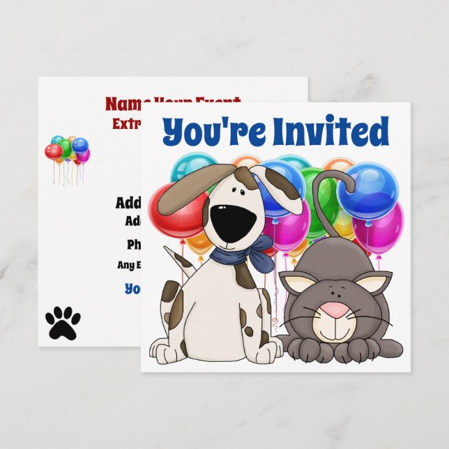 Invitation Vous êtes invités ! par SRF (Devant / Derrière)