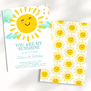 Invitation Vous êtes ma joie de vivre Fête d'anniversaire de