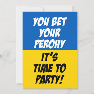 Invitation Vous pariez votre peut-être Il est temps de faire 