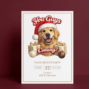 Invitation Vous Recevez des Cadeaux ? Fête de Noël Drôle