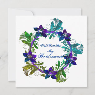 Invitation Vous serez ma demoiselle d'honneur