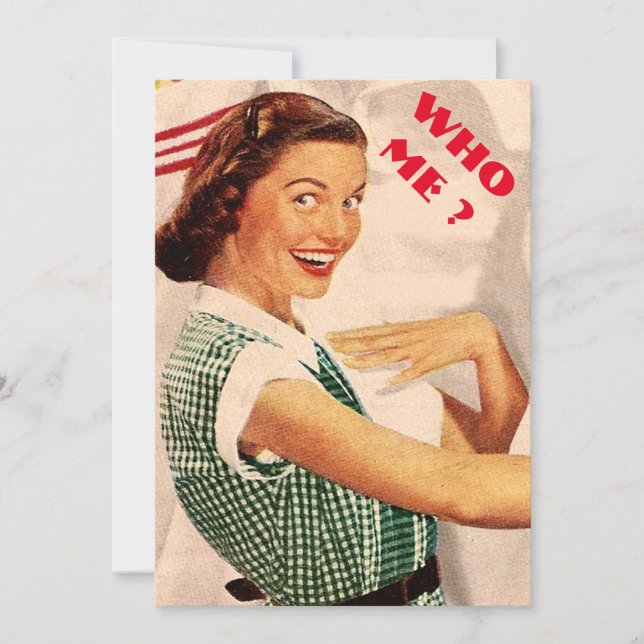 Invitation vous serez ma demoiselle d'honneur/domestique (Devant)