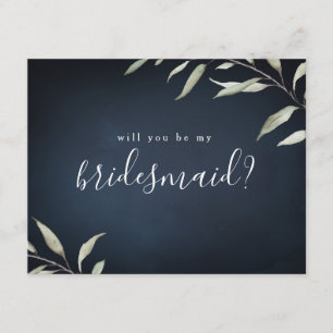 Invitation Vous serez ma verdure minimale de marine de