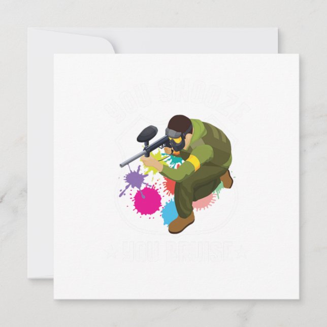 Invitation Vous Somnolez Vous Vous Faites Meurtrir Cadeau de  (Devant)