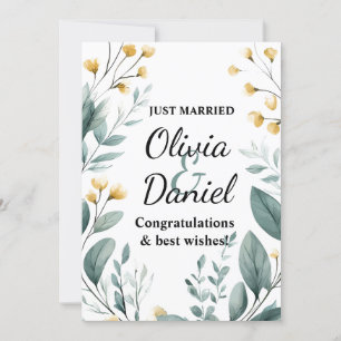 Invitation Vous souhaiter une vie d'amour et de bonheur