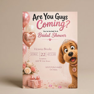 Invitation Vous Venez, Les Gars ? Enterrement de Vie de Jeune