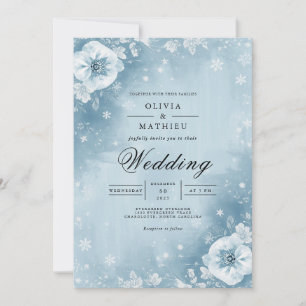 Invitation Voûte de mariage Icy Bloom