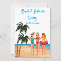 Voyage de filles aux Bahamas, enterrement de vie d