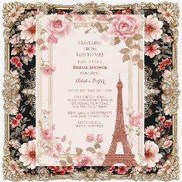 Invitation Voyage de Miss à Mrs Enterrement de Vie de Jeune F