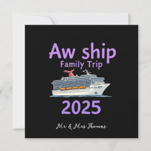 Invitation Voyage en famille de bateau Aw 2025 Ultimate Cruis