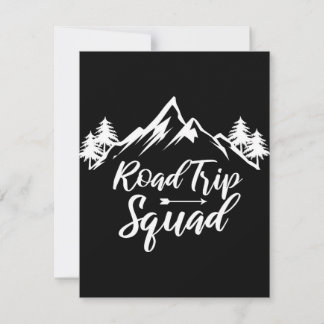 Invitation Voyage sur la route Excursion