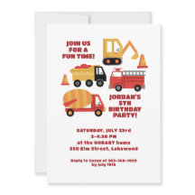 Vroom Klaxon Bip! Camions Anniversaire