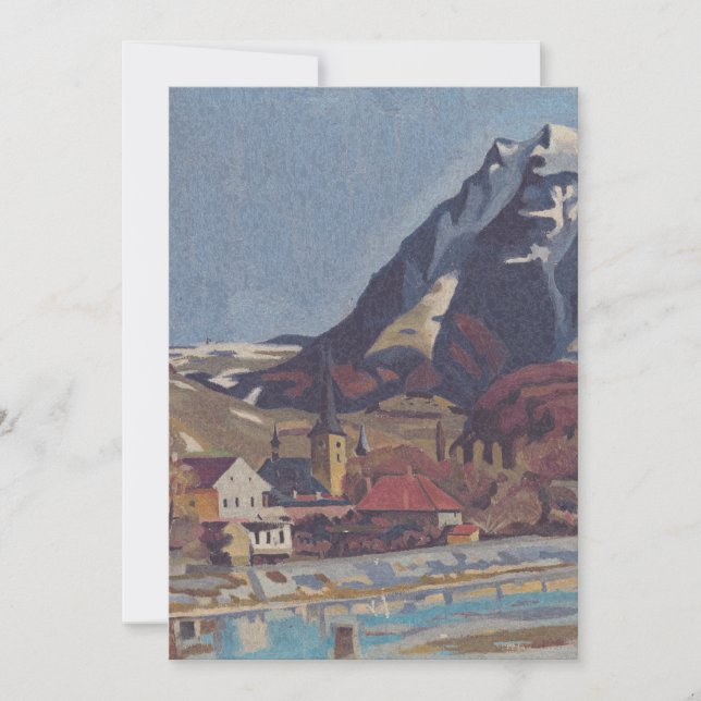 Invitation Vue de Dolný Kubín par Arnold Peter Weisz (Devant)