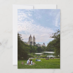 Invitation Vue panoramique du Central Park New York City & La
