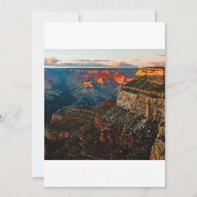 INVITATION VUES ET VUES DU GRAND CANYON (Devant)
