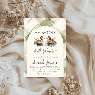 Invitation Waddle It Be Mallard Duck Sexe Reveal