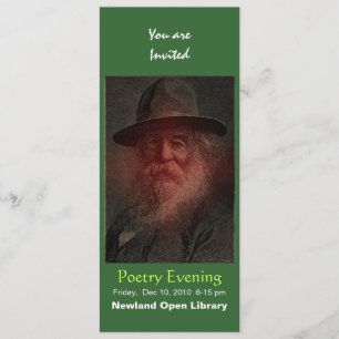 Invitation Walt Whitman