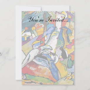 Invitation Wassily Kandinsky - Composition II Art Abstrait