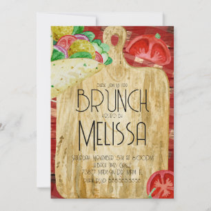 Invitation Watercolor Lunch Brunch Networking Office, événeme